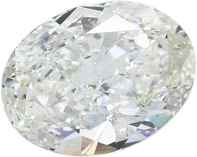 5.01 Carat J SI2 Oval Natural Diamond