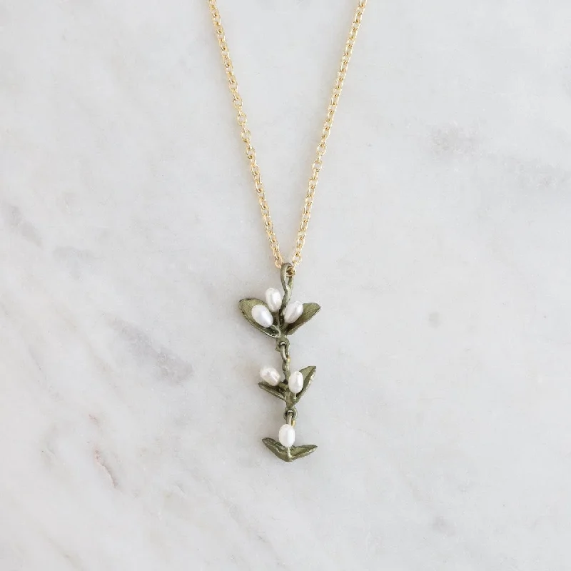 Spring Vine Pendant Necklace