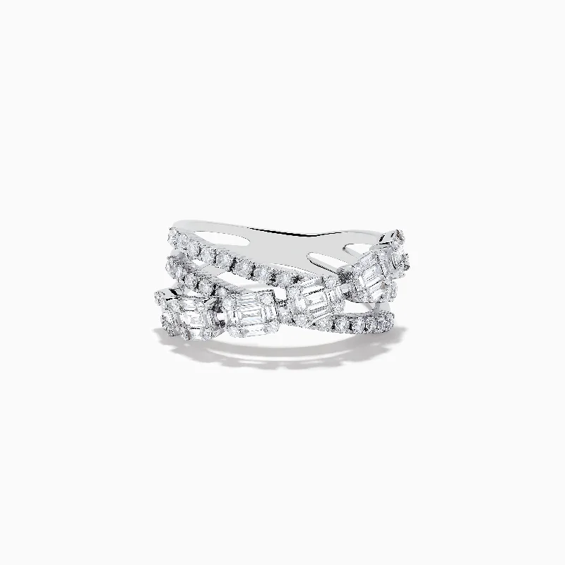 Classic 14K White Gold Diamond Ring