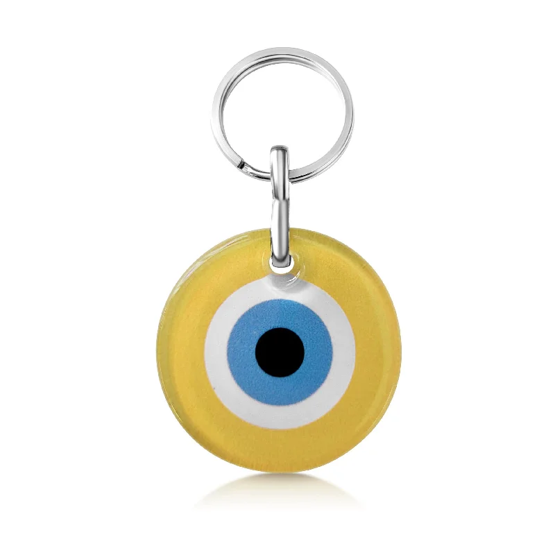 Lucky Eye Keyring in Yellow