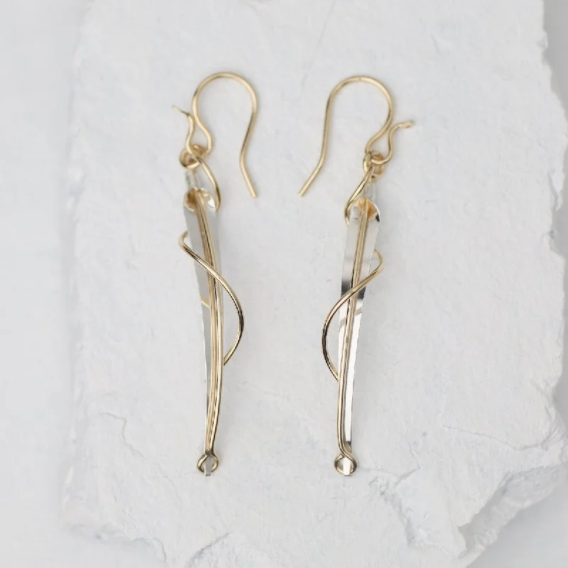 Tiny Dancer Earrings - Two Tone