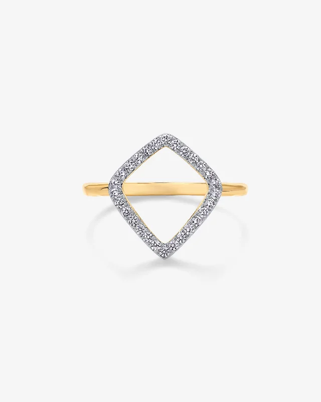 Geo Diamond Ring