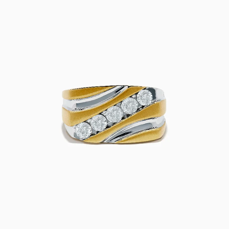 Men's 14K Yellow Gold Diamond Ring