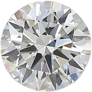 0.61 Carat F vs1 Round Lab Diamond