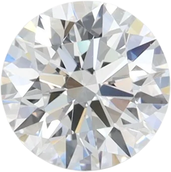 0.66 Carat D VVS2 Round Lab Diamond