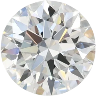 0.66 Carat D VVS2 Round Lab Diamond