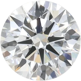 0.66 Carat D VVS2 Round Lab Diamond