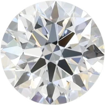 0.66 Carat D VVS2 Round Lab Diamond