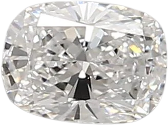 0.72 Carat E vs1 Elongated Cushion Lab Diamond