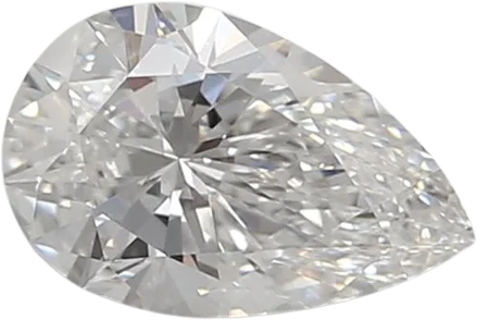 0.74 Carat D vvs2 Pear Lab Diamond