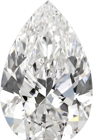 0.79 Carat D vs2 Pear Lab Diamond