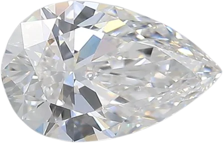 1.08 Carat E VVS2 Pear Lab Diamond