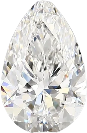 1.1 Carat E vvs2 Pear Lab Diamond