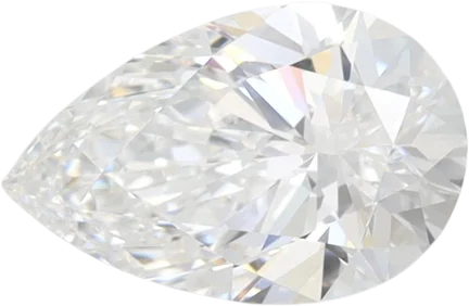 1.11 Carat D IF Pear Lab Diamond