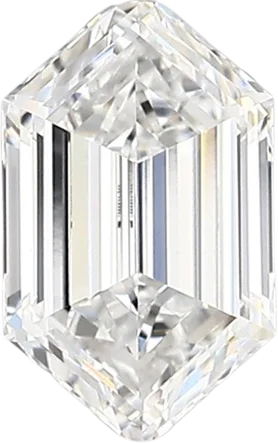 1.12 Carat D vvs2 HEXAGON Lab Diamond