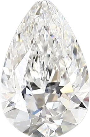 1.38 Carat D vvs2 Pear Lab Diamond