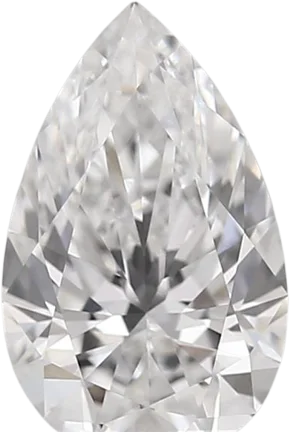 1.53 Carat D vvs2 Pear Lab Diamond