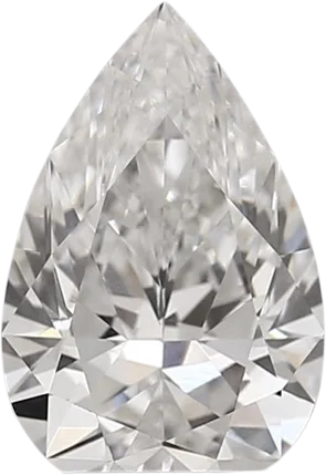 1.54 Carat D vvs2 Pear Lab Diamond