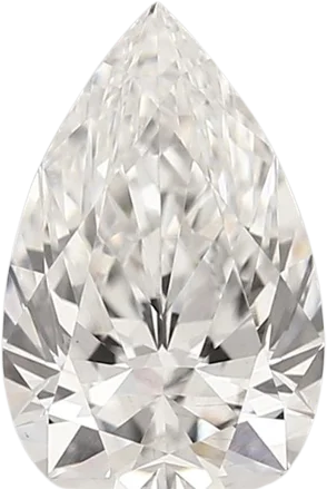 1.57 Carat E vs2 Pear Lab Diamond