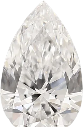 1.67 Carat D vvs2 Pear Lab Diamond