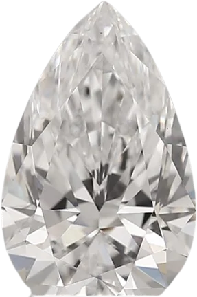 1.89 Carat D vs1 Pear Lab Diamond