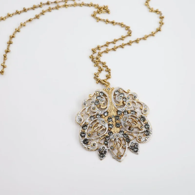 Enamel Filigree Necklace