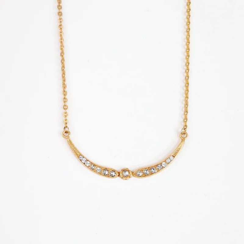 Crystal Arc Necklace