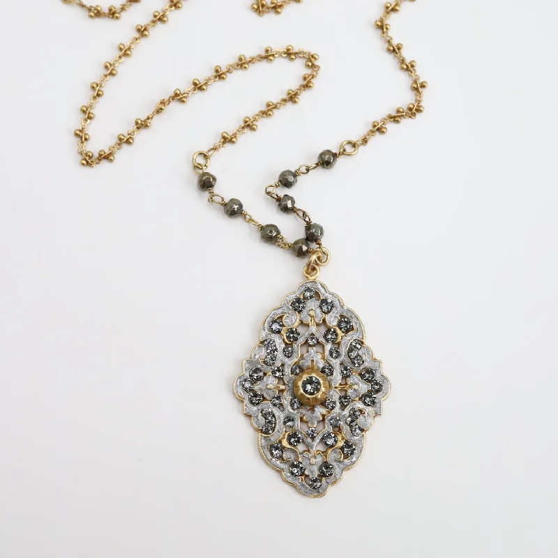 Enamel Filigree Necklace