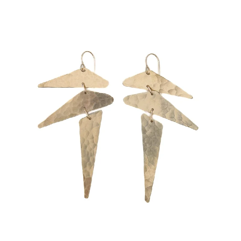 Punk Earrings Brass