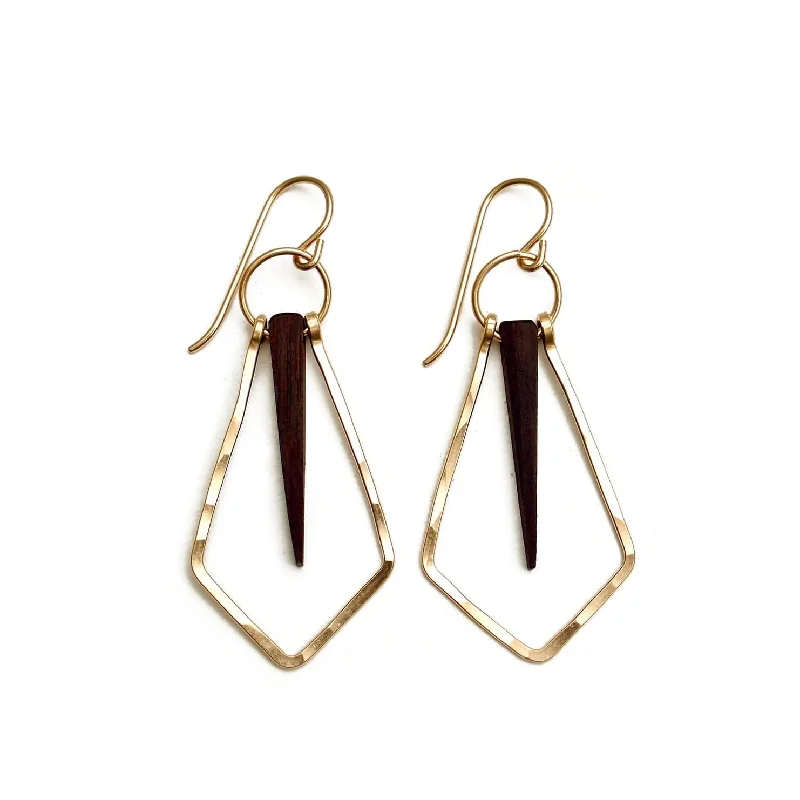 Ebony Tai Earrings Gold