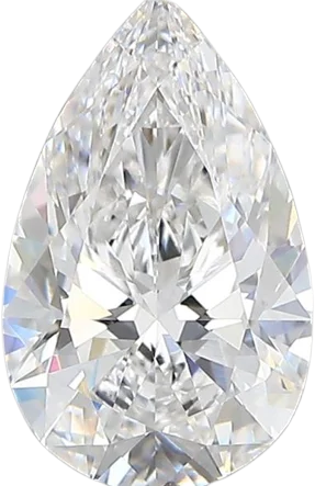 2 Carat E vvs2 Pear Lab Diamond