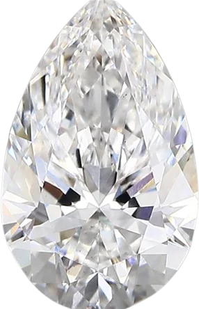 2.06 Carat E vs1 Pear Lab Diamond