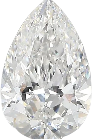 2.47 Carat E vs1 Pear Lab Diamond