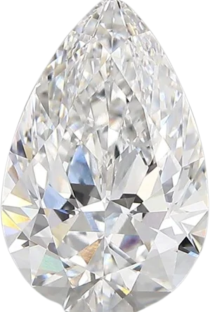 2.74 Carat D vvs2 Pear Lab Diamond