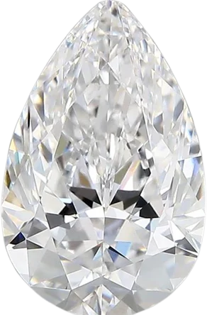 2.8 Carat D vvs2 Pear Lab Diamond