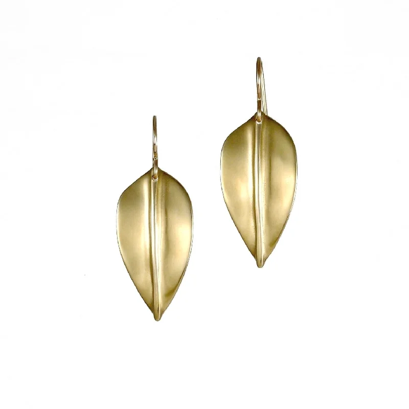 Calla Earrings Brass