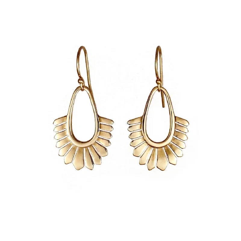 Jude Earrings Brass