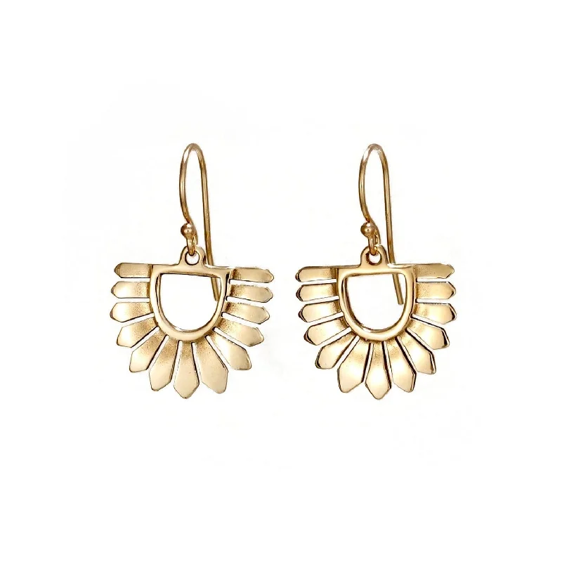 Osa Earrings Brass