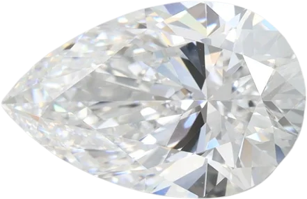 3.01 Carat D VVS1 Pear Lab Diamond