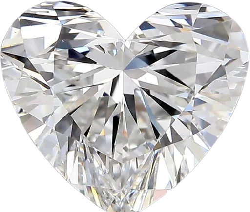 3.06 Carat E vs1 Heart Lab Diamond