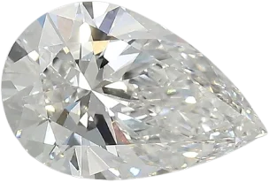 3.3 Carat E VS1 Pear Lab Diamond