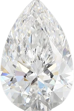 3.56 Carat E vs1 Pear Lab Diamond