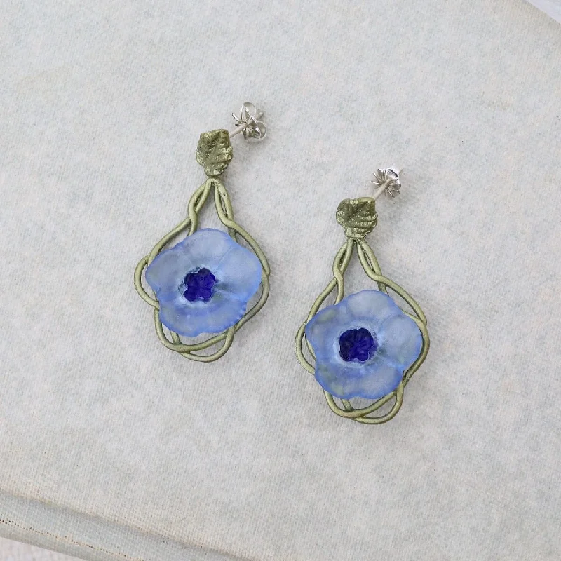 Morning Glory Post Earring