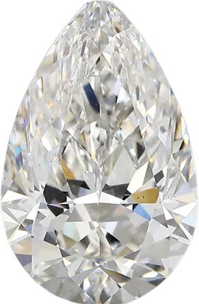 4.21 Carat F vs2 Pear Lab Diamond