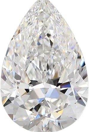 4.3 Carat E vvs2 Pear Lab Diamond