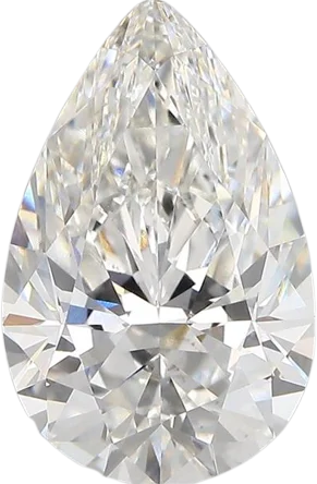 4.33 Carat F vs2 Pear Lab Diamond