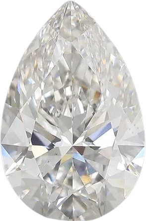 4.54 Carat G vs2 Pear Lab Diamond