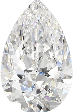 4.69 Carat E vvs2 Pear Lab Diamond