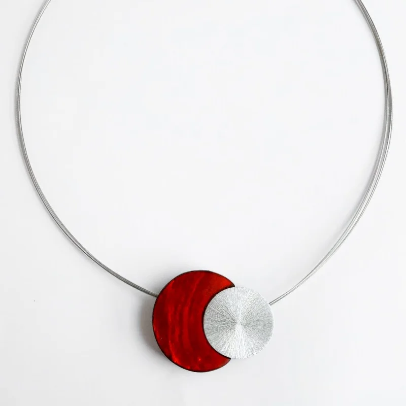 Red Resin Magnetic Necklace