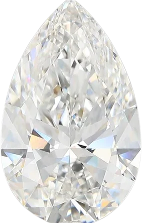 5.02 Carat F vvs2 Pear Lab Diamond